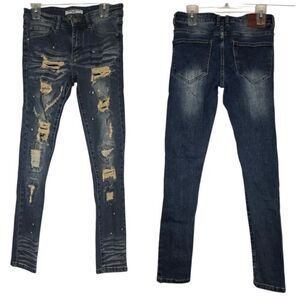 Men's Reelistik NYC Distressed Skinny Jeans Sz 29